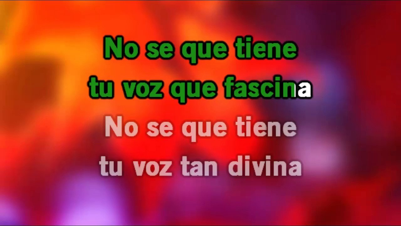 tu voz - celia cruz - karaoke - letra