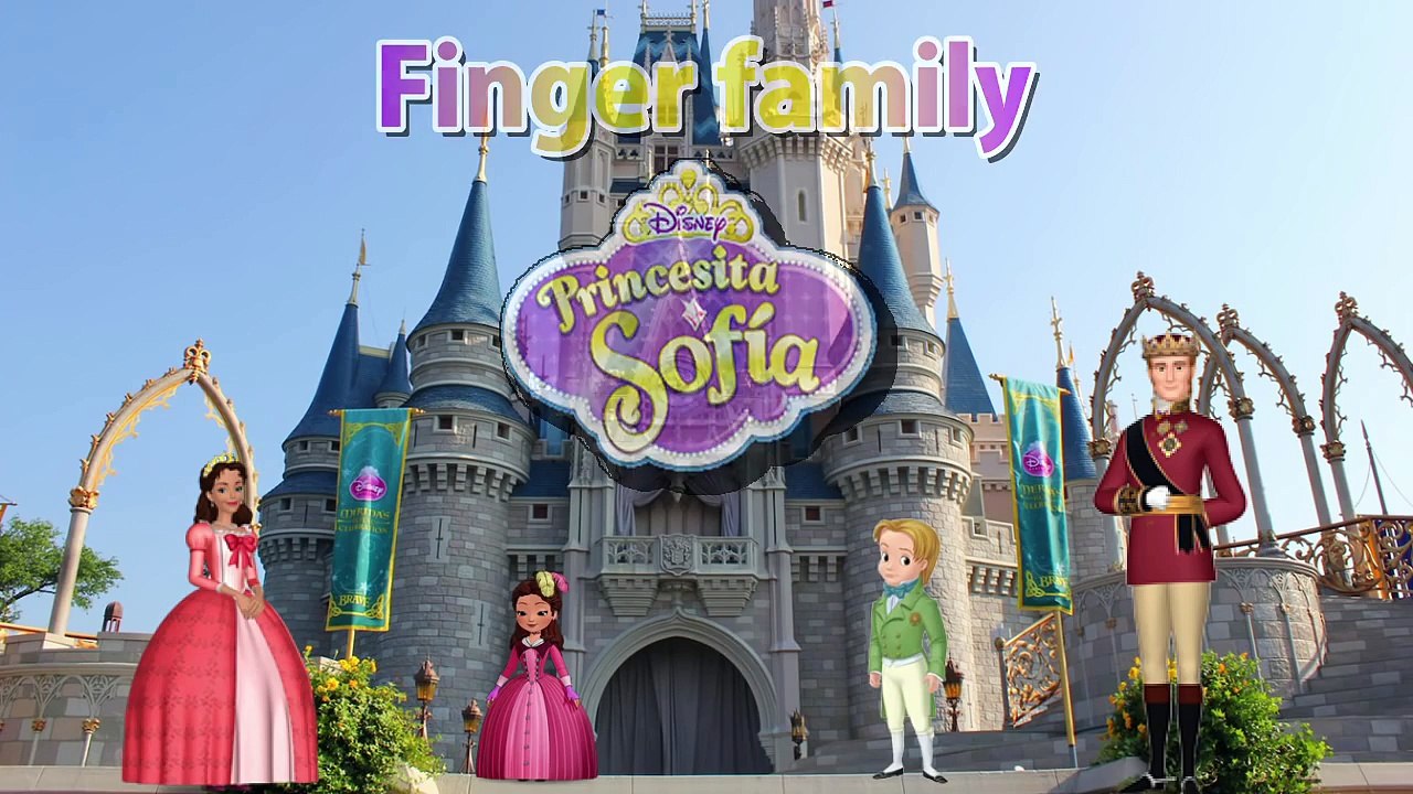 Finger Family Sofia The First Family Nursery Rhyme
