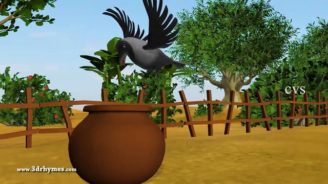 Ek Kauwa Pyaasa tha Poem - 3D Animation Hindi Nursery Rhymes for Children with Lyrics (1)