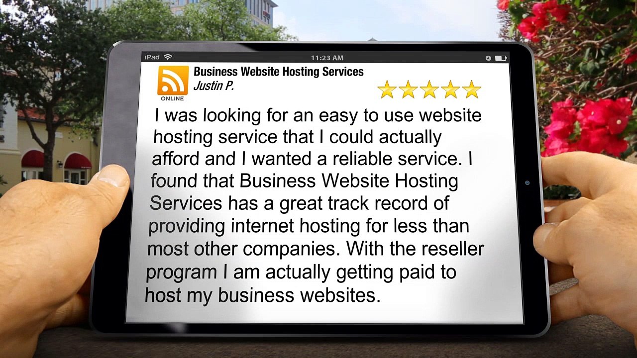 Business Website Hosting Services Atlanta Exceptional Five Star Review by Justin P.