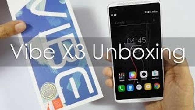 Vibe X3 Lenovo's flagship Smartphone Unboxing _ Overview -