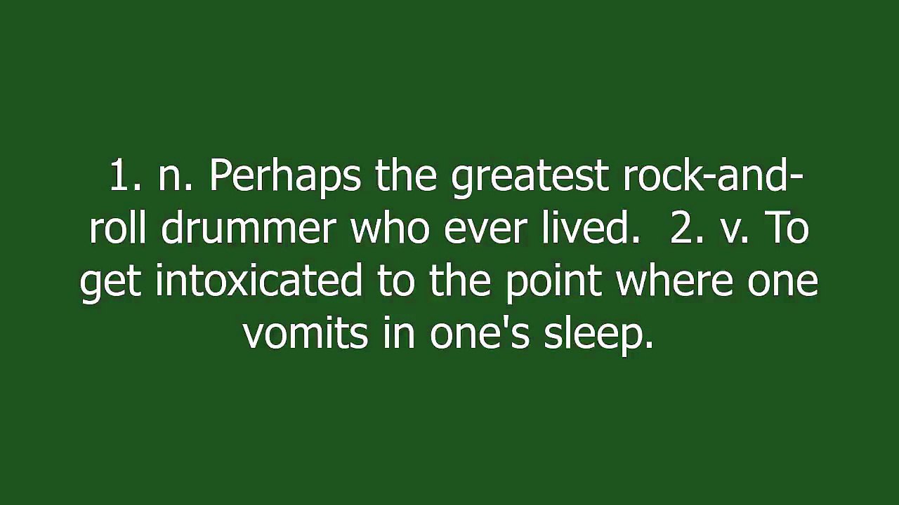 John Bonham meaning and pronunciation video Dailymotion