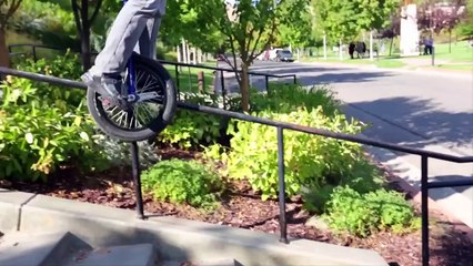 Экстремальный уницикл - прыжки, трюки и фристайл