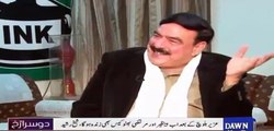 Sheikh Rasheed smile on Nawaz Shareef potatoes price statement and gives a brill