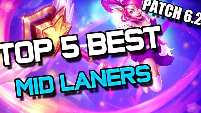 ✔ Top 5 Best Mid Laners for Solo Queue Patch 6.2