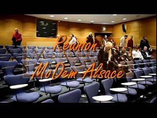Rencontre élus alsaciens du Modem au Conseil régional et militants lors des voeux 2016