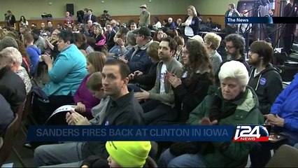 Download Video: Sanders fires back at Clinton in Iowa