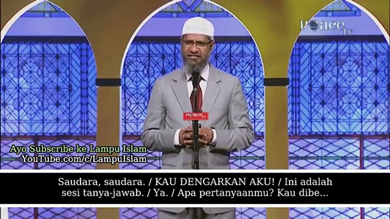 Pengusaha Hindu Mengamuk di Acara Dr. Zakir Naik