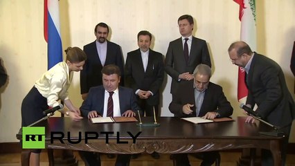LIVE: Novak and Vaezi speak to press after Russian-Iranian meeting on trade and economics (ENGLISH)