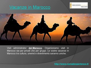 Vacanze in Marocco