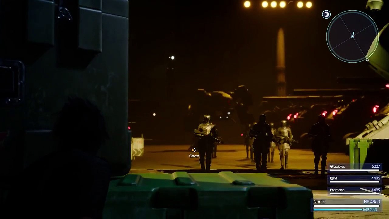 FINAL FANTASY XV - Niflheim Base Battle Footage