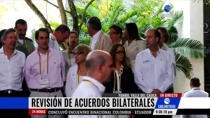 Colombia y Ecuador fijaron 90 metas para cumplir en el 2016