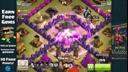 Clash of Clans  Town Hall 8 Gowipe  Three Star Clash Clan War Wins!