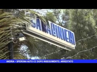 Andria | Sperona auto dei carabinieri, arrestato
