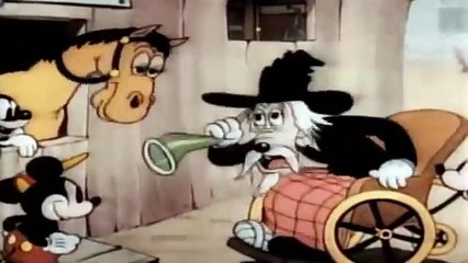 Mickey Mouse,Minnie Mouse (The Steeplechase - Traffic Troubles - Two - Gun Mickey)