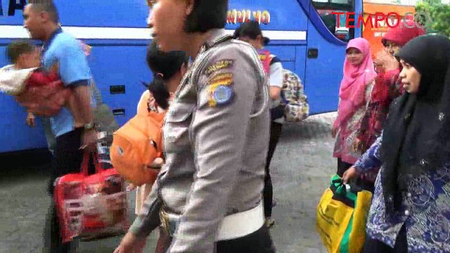 Ratusan Eks Gafatar Tiba di Yogyakarta