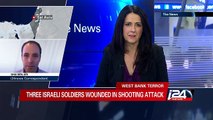 Three Israeli soldiers wounded in shooting attack