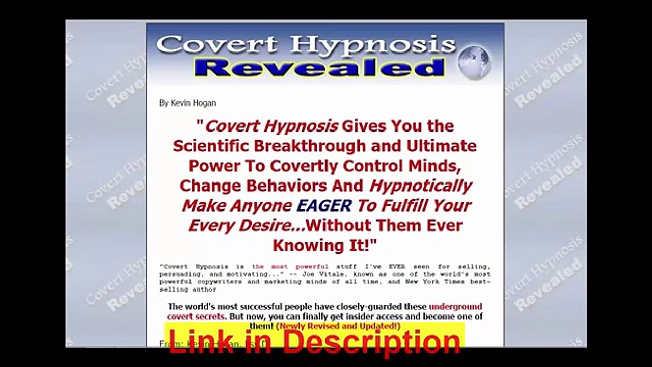 The art of covert hypnosis pdf, covert hypnosis ebook
