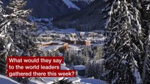 What would the refugees of Davos say to world leaders ? BBC News