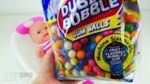 Baby Doll Bubble Gum Bathtime with Colors Gumballs