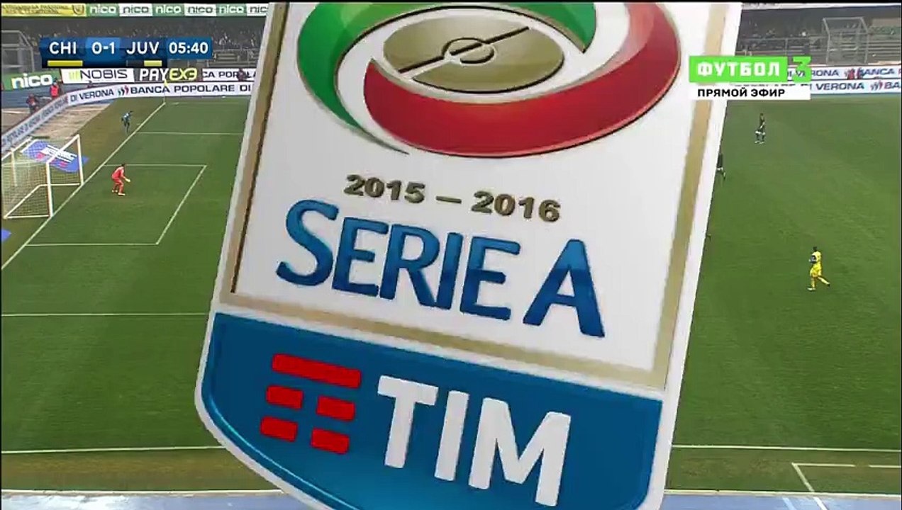 0-1 Álvaro Morata Goal Italy  Serie A - 31.01.2016, ChievoVerona 0-1 Juventus FC