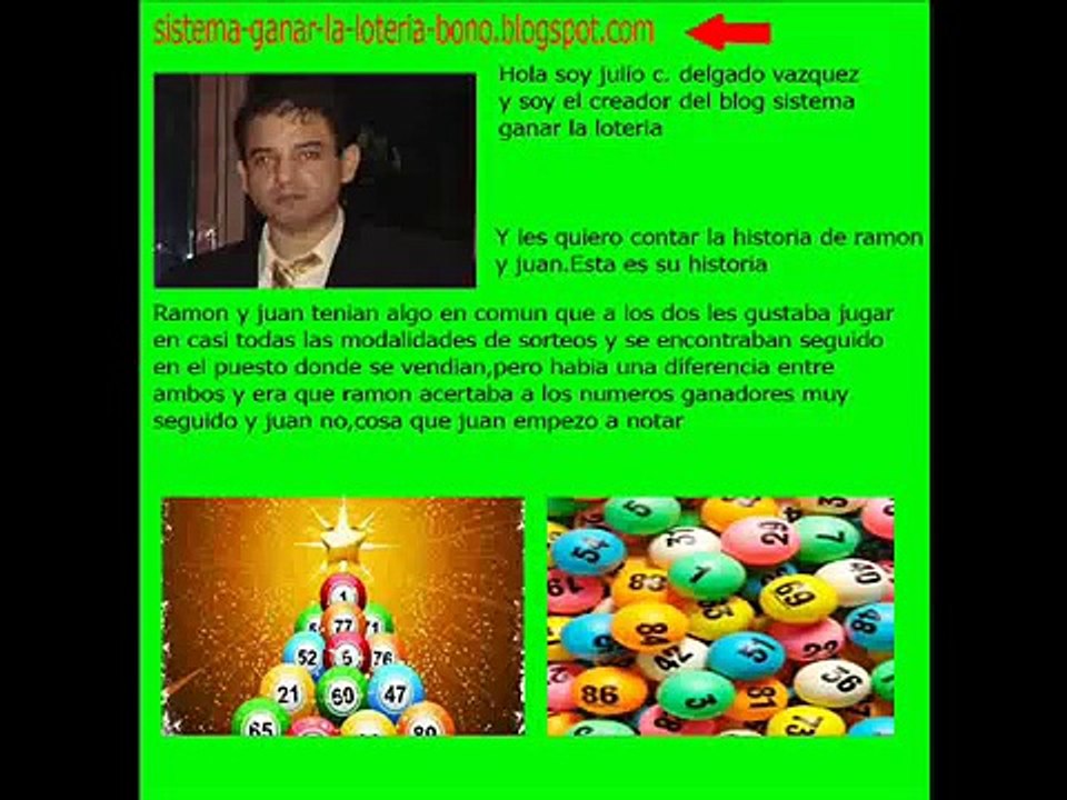 sistema ganar la loteria-ganar dinero en internet