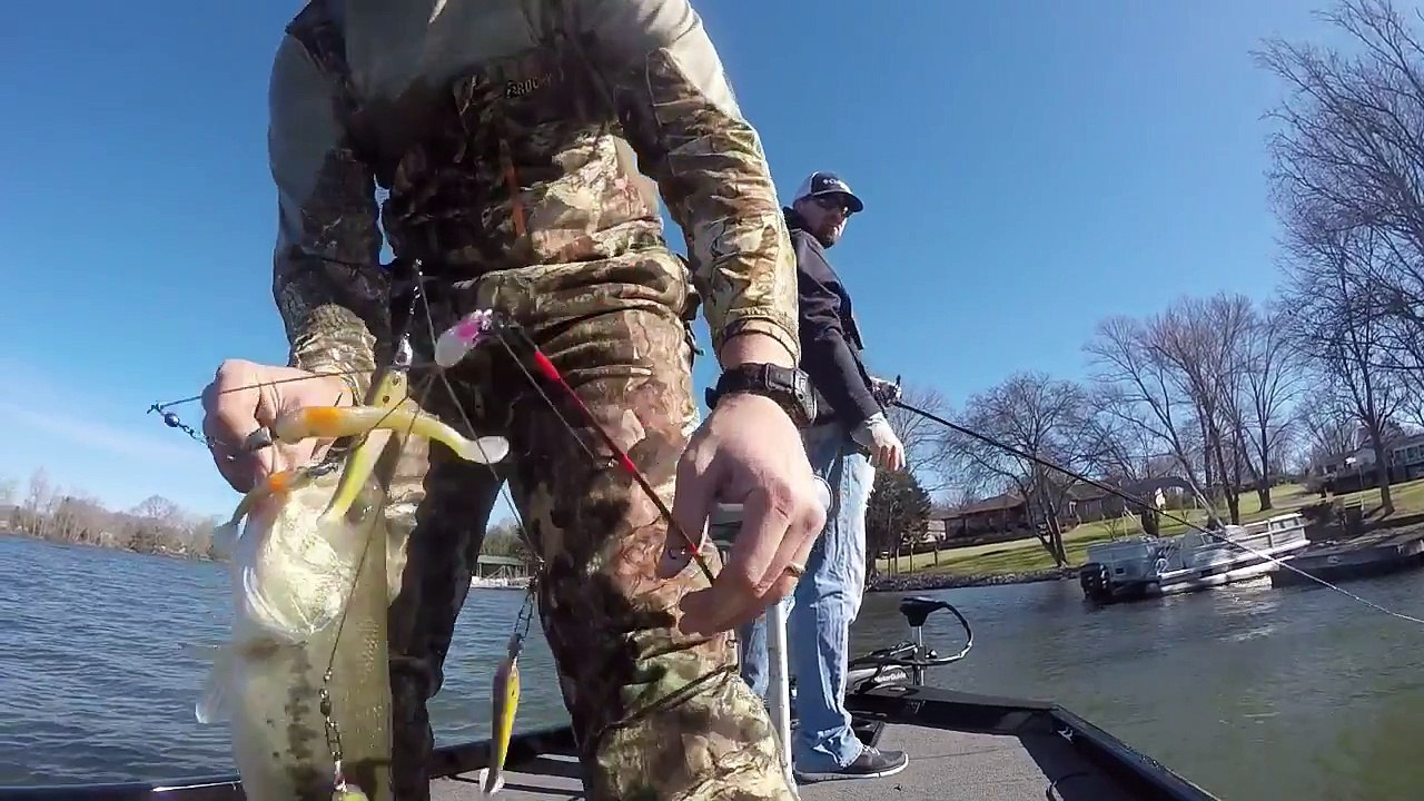 Winter Bass Fishing at Spruce Run Reservoir in NJ 1/7/16