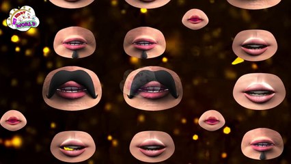 Funny Lips Finger Family | Funny Finger Family Nursery Rhymes & Songs For Children