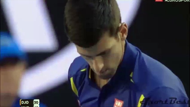 Novak Djokovic backhand winner to fast for Murray