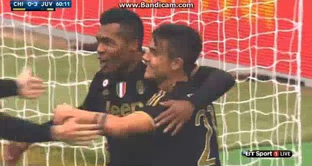 0-3 Alex Sandro - Chievo 0-3 Juventus Serie A