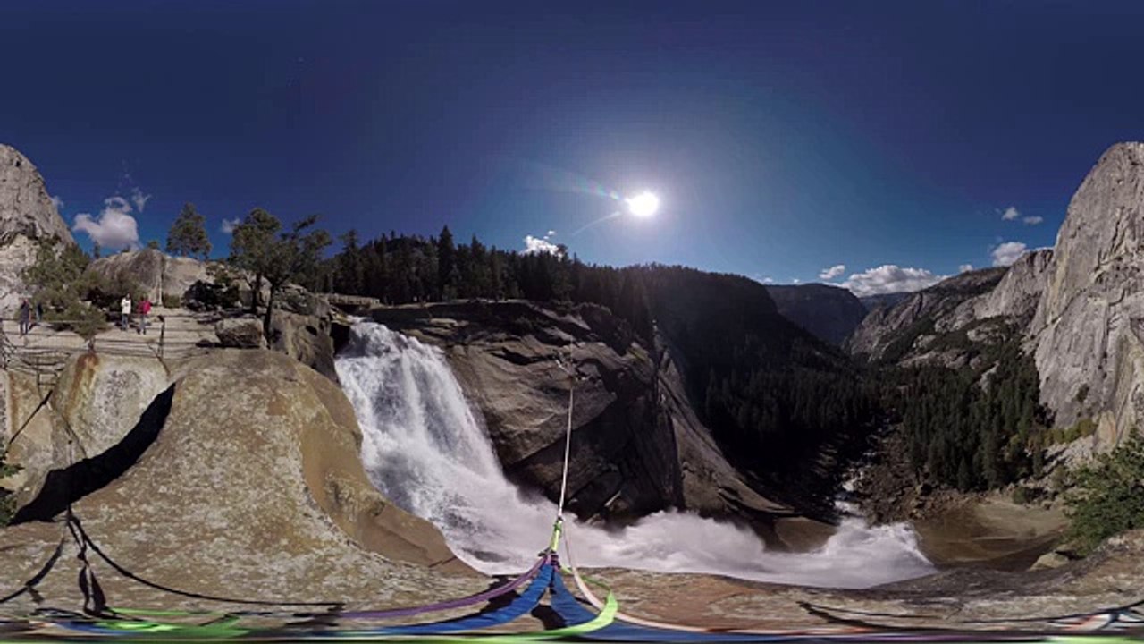 Yosemite slackline 4K