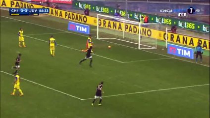 Paul Pogba Amazing  Goal  - Chievo 0-4 Juventus - 31-01-2016