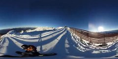 Mountain Top Snowboarding Experience (360 VIDEO)