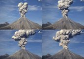 Smoke and Ash Spews From Mexico's Colima Volcano