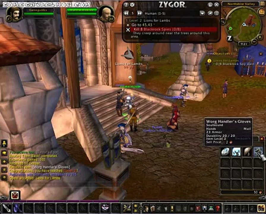 WoW Zygor Guides-Human,Warrior 1
