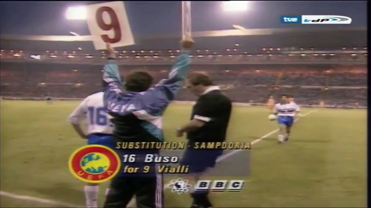 الاشواط الاضافية مباراة برشلونة 1-0 سامبدوريا - نهائي دوري الابطال 1992