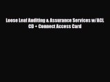 [PDF Download] Loose Leaf Auditing & Assurance Services w/ACL CD   Connect Access Card [Read]