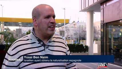 Un israélien, descendant des juifs expulsés, obtient son passeport espagnol
