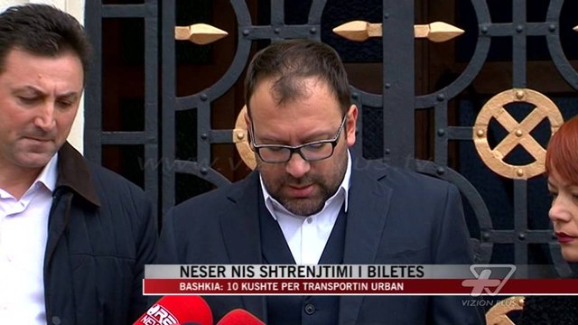 Nesër nis shtrenjtimi i biletës për transportin urban - News, Lajme - Vizion Plus