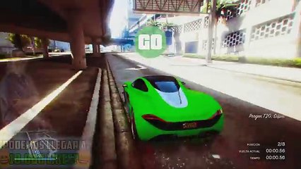 ESTA ACROBACIA NO ME PUEDE FALLAR - Gameplay GTA 5 Online Funny Moments (Carrera GTA V PS4)