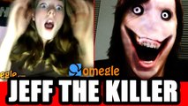 Jeff the Killer Scares Omegle Video Chatters!