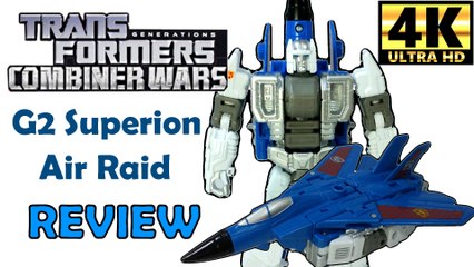 Transformers G2 Air Raid Superion Combiner Wars Review