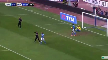 Leandro Paredes Goal Napoli 0 - 1 Empoli Serie A 31-1-2016
