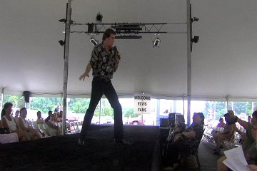 Gary Abbott sings 'T R O U B L E' Elvis Week 2010