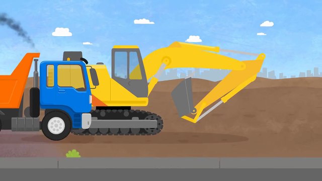 Доктор Машинкова - Кем я хочу быть - Мультик про рабочие машины: мусоровоз, самосвал и бетономешалку