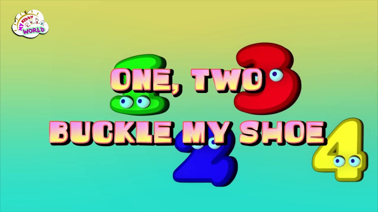 One Two buckle my shoe - 3D Animation English nursery rhyme for children