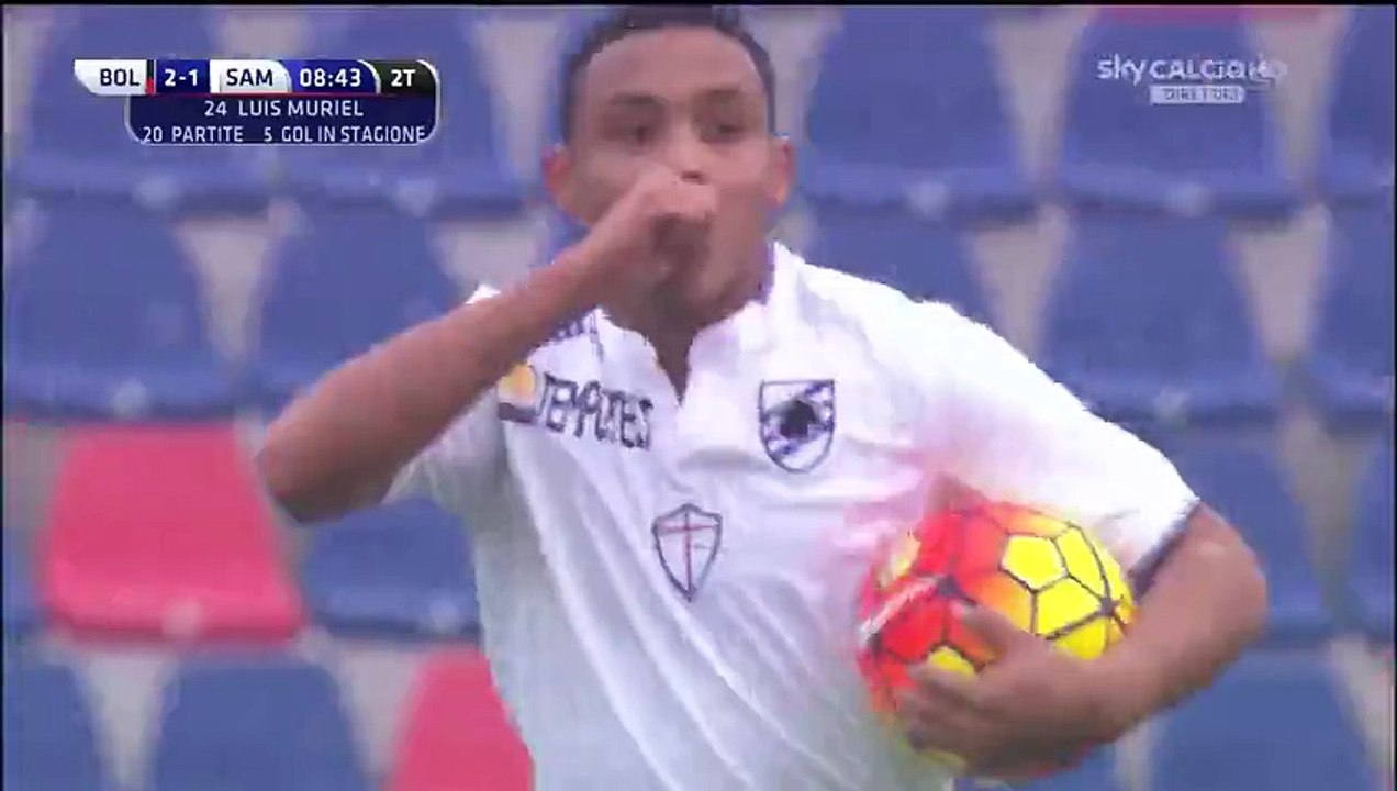 2-1 Luis Muriel Super Goal Bologna FC 2-1 Sampdoria 31.01.2016