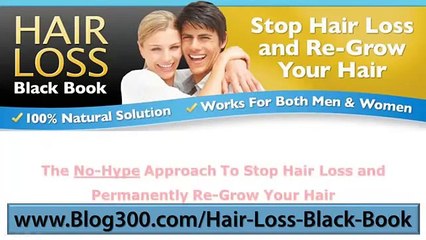 Hair Loss Black Book - Hair Loss Scam - Hair Loss Reversible