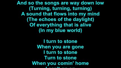 Electric Light Orchestra – Turn To Stone Lyrics