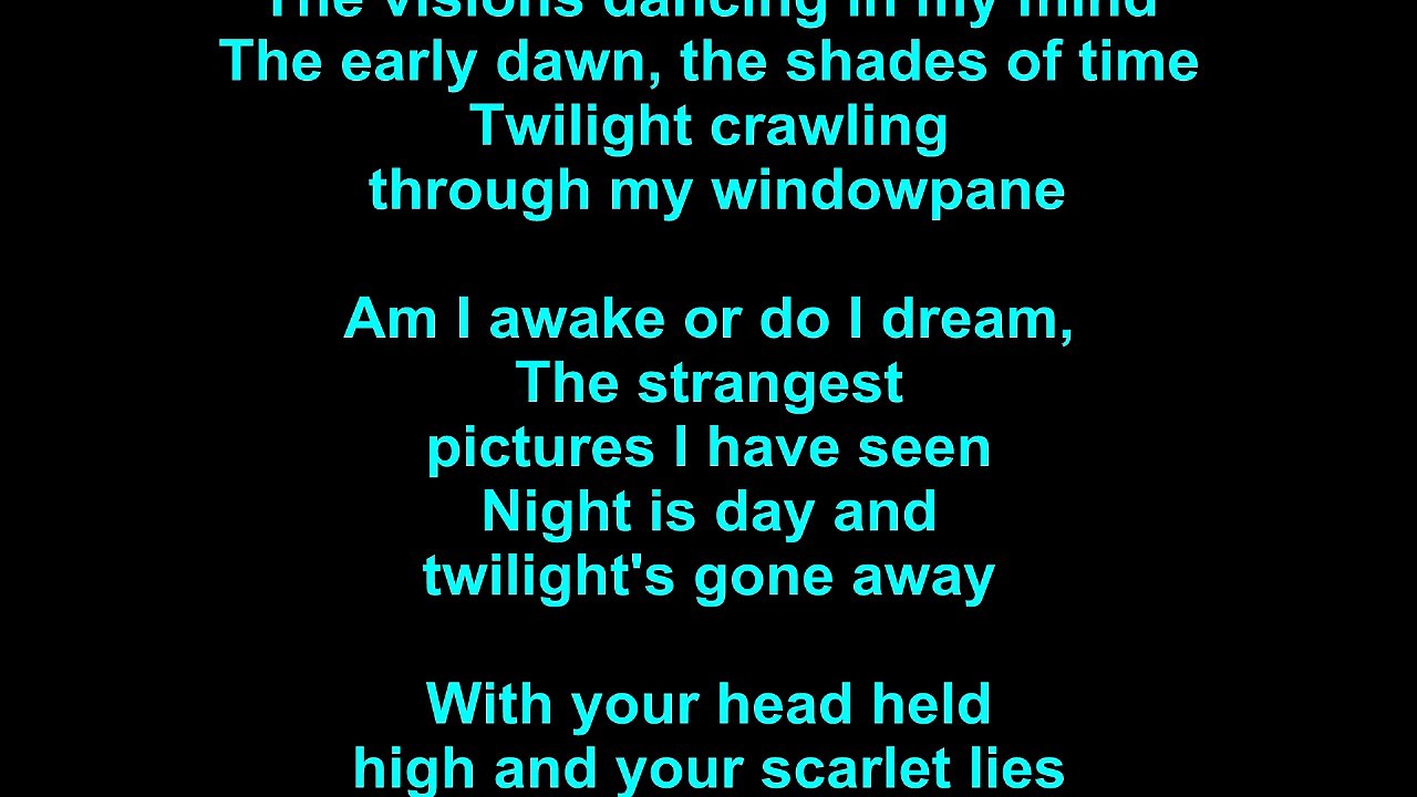 Electric Light Orchestra – Twilight Lyrics - video Dailymotion